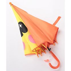 Babyhug Duck Print Umbrella - Yellow