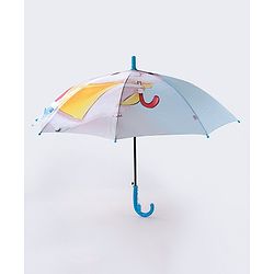 Babyhug Mouse Print Umbrella -Multicolor