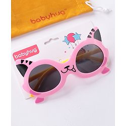 Babyhug Cat Shaped Sunglasses - Pink