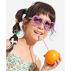 Babyhug Heart Shaped Sunglasses - Purple