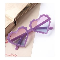 Babyhug Heart Shaped Sunglasses - Purple
