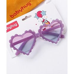 Babyhug Heart Shaped Sunglasses - Purple