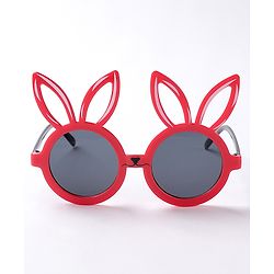 Babyhug  Bunny Ears Round Sunglasses  - Red