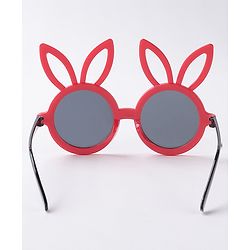 Babyhug  Bunny Ears Round Sunglasses  - Red