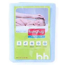 Babyhug Smart Dry Bed Protector Sheet Small - Sky Blue