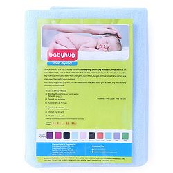 Babyhug Smart Dry Bed Protector Sheet Small - Sky Blue