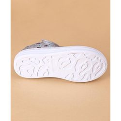 Cute Walk by Babyhug Casual Shoes with Velcro Closure Dino Print - Grey