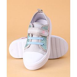 Cute Walk by Babyhug Casual Shoes With Velcro Closure - Silver