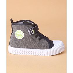 Cute Walk by Babyhug Embroidered Casual Shoes with Velcro Closure - Blue