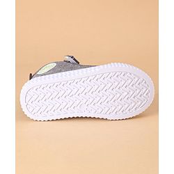 Cute Walk by Babyhug Embroidered Casual Shoes with Velcro Closure - Blue