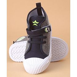 Cute Walk by Babyhug Embroidered Casual Shoes with Velcro Closure - Blue