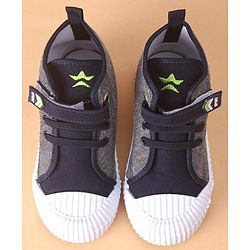 Cute Walk by Babyhug Embroidered Casual Shoes with Velcro Closure - Blue