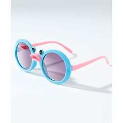 Babyhug Round Sunglasses With Duck Face - Blue