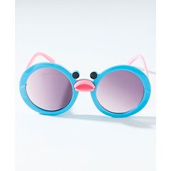 Babyhug Round Sunglasses With Duck Face - Blue