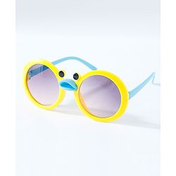 Babyhug Round Sunglasses With Duck Face - Blue