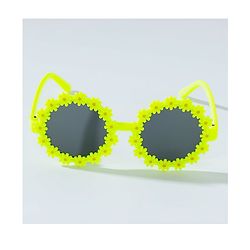 Babyhug Free Size Sunglasses with Floral Design -Red