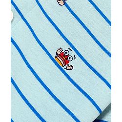 Babyhug Knitted Full Sleeves Printed Shirt - Blue