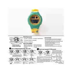 Babyhug Frog Printed Digital Watch -  Yellow