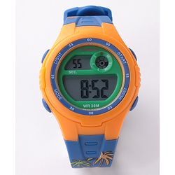Babyhug Diano Saur Printed  Digital Watch - Blue & Yellow