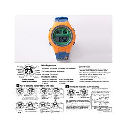 Babyhug Diano Saur Printed  Digital Watch - Blue & Yellow