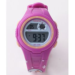 Babyhug Kitty Designed Digital Watch -  Purple