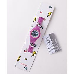 Babyhug Kitty Designed Digital Watch -  Purple