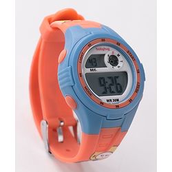 Babyhug Digital Sports Watch -  Orange & Blue