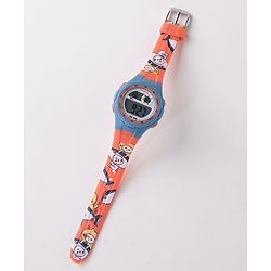 Babyhug Digital Sports Watch -  Orange & Blue