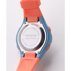 Babyhug Digital Sports Watch -  Orange & Blue