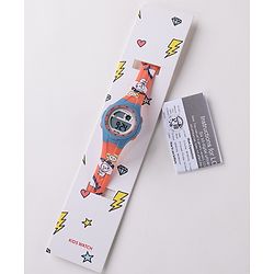 Babyhug Digital Sports Watch -  Orange & Blue