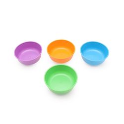 Babyhug Feeding Bowl With Lid & Spoon Pack of 4 - Multicolour
