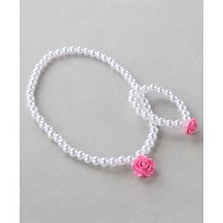 Babyhug Free Size Neck Piece & Bracelet Set- Multicolor