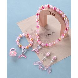 Babyhug  Free Size Jewellery Set  -Pink