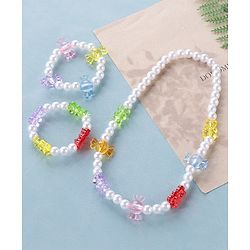 Babyhug Free Size Jewellery Set Pearl & Candy Detailing- Multicolor
