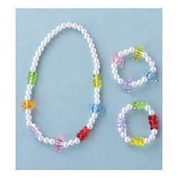Babyhug Free Size Jewellery Set Pearl & Candy Detailing- Multicolor