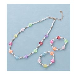 Babyhug Free Size Jewellery Set Floral Design- Multicolor