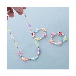 Babyhug Free Size Jewellery Set Floral Design- Multicolor