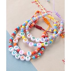 Babyhug Bracelets Free Size Pack of 4  - Multicolor