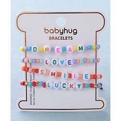 Babyhug Bracelets Free Size Pack of 4  - Multicolor