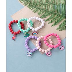 Babyhug Free Size Bracelets Pack of 6- Multicolor