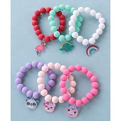 Babyhug Free Size Bracelets Pack of 6- Multicolor