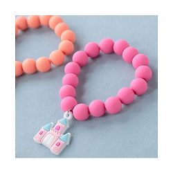Babyhug Free Size Bracelets Floral Design Pack of 6- Multicolor