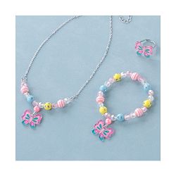 Babyhug Free Size Jewellery Set Butterfly Design- Multicolor
