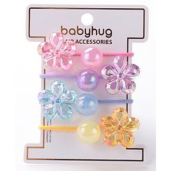 Babyhug Rubber Bands & Scrunchies Sets Free Size - Multicolour