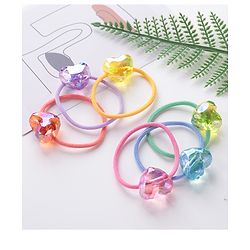 Babyhug Rubber Bands & Scrunchies Sets Free Size - Multicolour