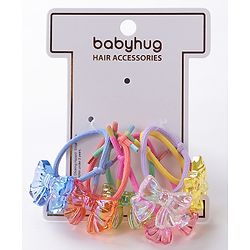 Babyhug Rubber Bands & Scrunchies Sets Free Size - Multicolour