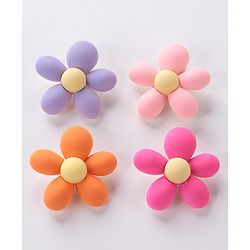 Babyhug Flower Applique Hair Pins & Clips - Multicolor