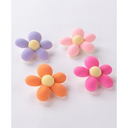 Babyhug Flower Applique Hair Pins & Clips - Multicolor