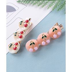Babyhug Hair Pins And Clips Set Free Size - Multicolor
