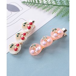 Babyhug Hair Pins And Clips Set Free Size - Multicolor
